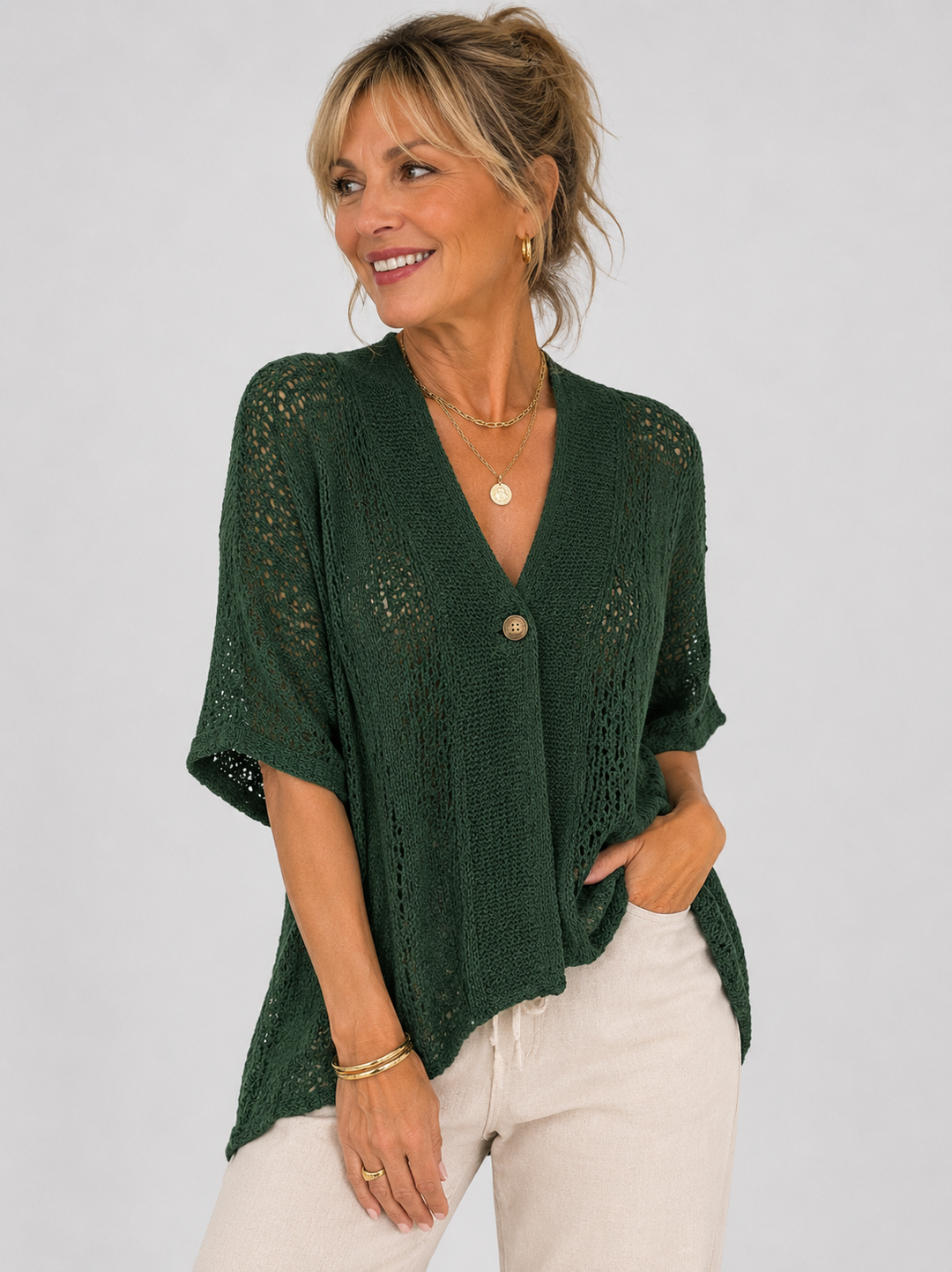 Calista | Elegant Knitted Shirt