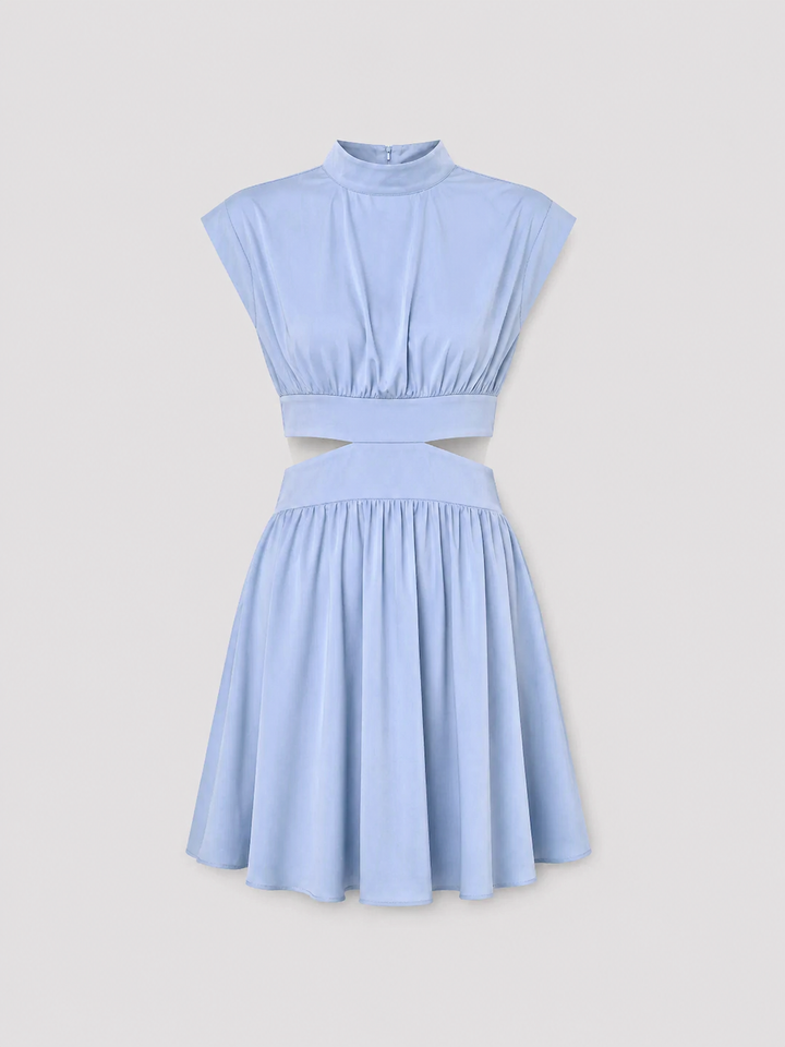 Isla High-Neck Cutout Mini Dress