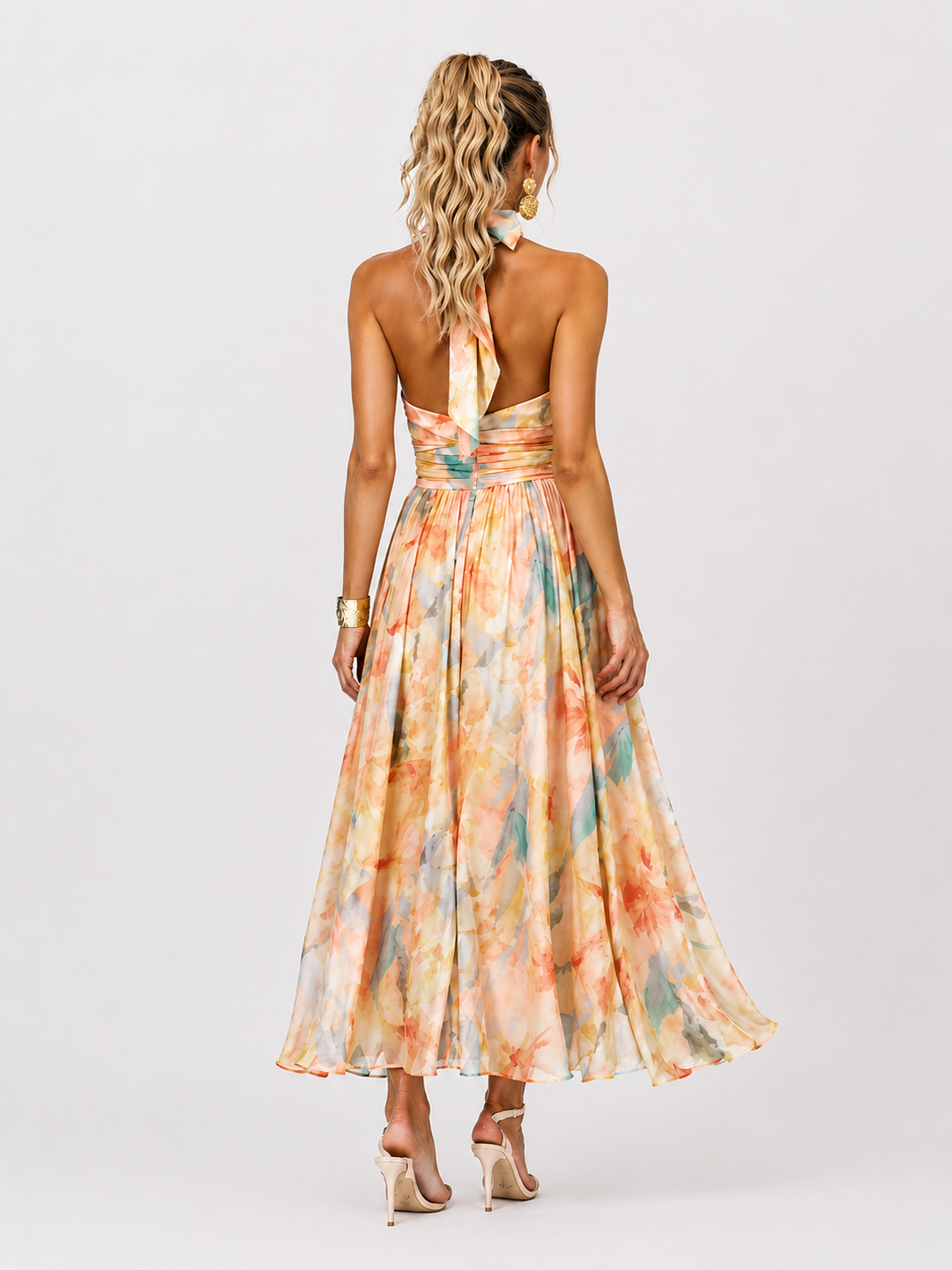 Ava™ | Printed Maxi Dress